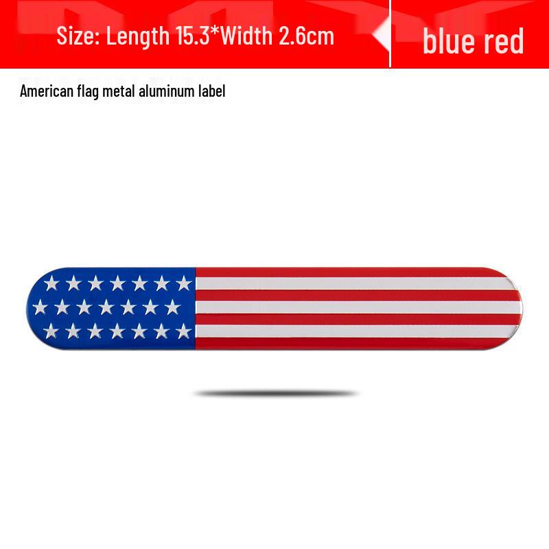 

Алюминиевая наклейка с флагом США для окна грузовика или национального украшения