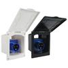 IP44 Waterproof Socket RV External Socket For Caravanning Embedded Socket For RV Made Of Plastic 15.5*12.5*11.3cm