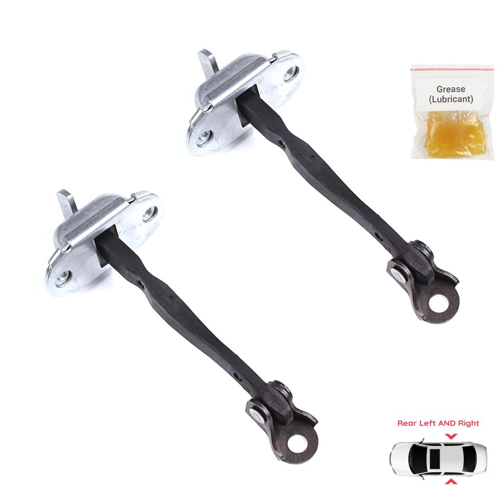 BDP1370-1 2 Pieces Rear Door Stop Check Assy Limiter Strap for Toyota Yaris Vitz MK3 P13 2010-2014 Vios P15 Verso S P12 Pre-Facelift 6863052120