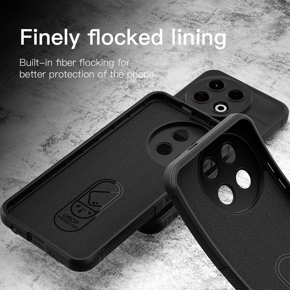 KEYSION Shockproof Matte Phone Case for TECNO Spark 30 Pro 4G Anti-skid Soft Silicone Phone Back Cover for Tecno Spark 20 Pro 4G