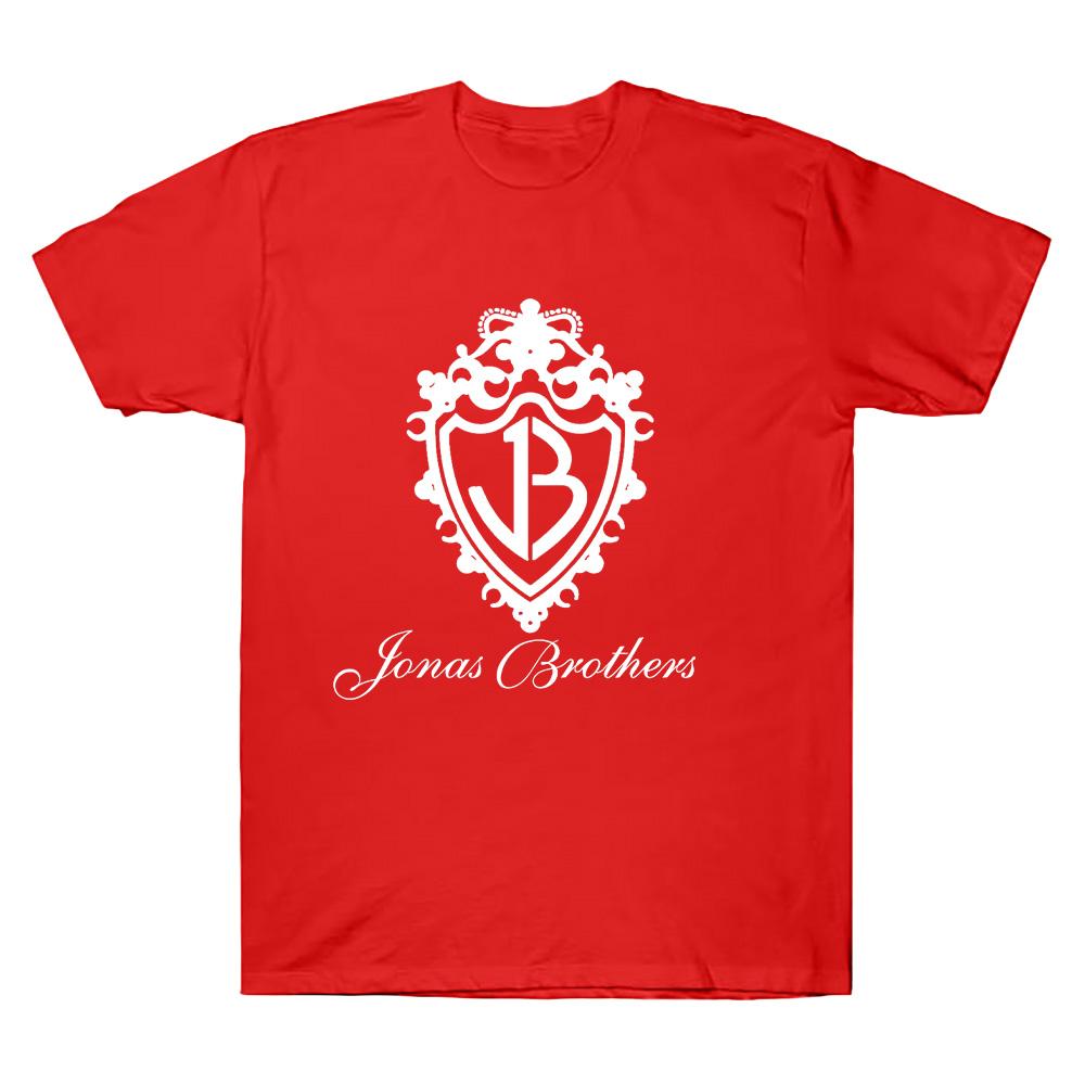 

Jonas Brothers Classic Logo T-Shirt Graphic Print T Shirts Men Women Crewneck Cotton Tee Streetweat Fashion Oversized Tops Funny T-shirt Anime T-shirt XS красный