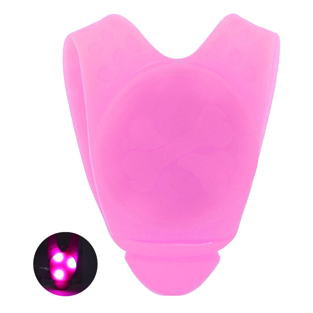 Dog Collar Pendant Light Waterproof Dog Neck Pendant LED Safety Light with Stainless Steel