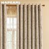 1 stk NAPEARL Fransk Retro High-end Beige Trykte Gardiner Full Mørkleggingsgardiner for Soverom Stue Balkongvindu for Hjemmedekor