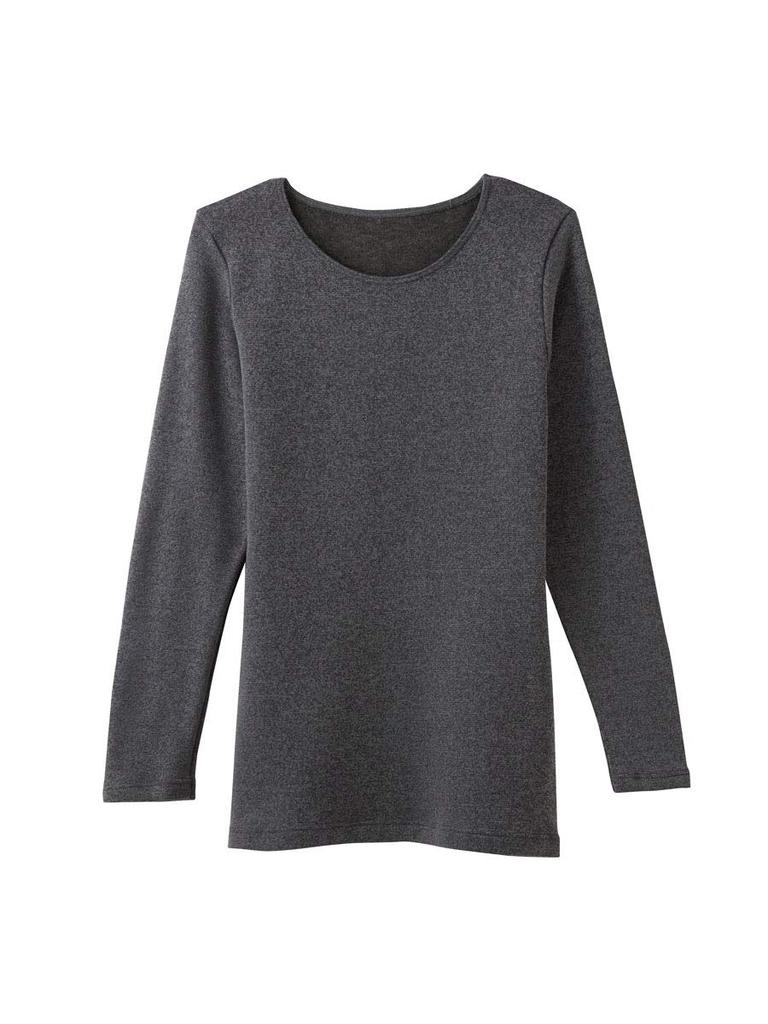 Gunze HOTMAGIC Sleeve Innerwear Black Size L Women's 8/10 (ZG) Moch, (mh5646)