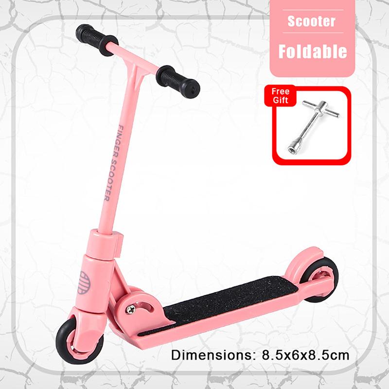 Kids Creative Finger Scooter Kick Scooter Finger BMX Foldable T-type Finger Scooter With Brake Educational Toys