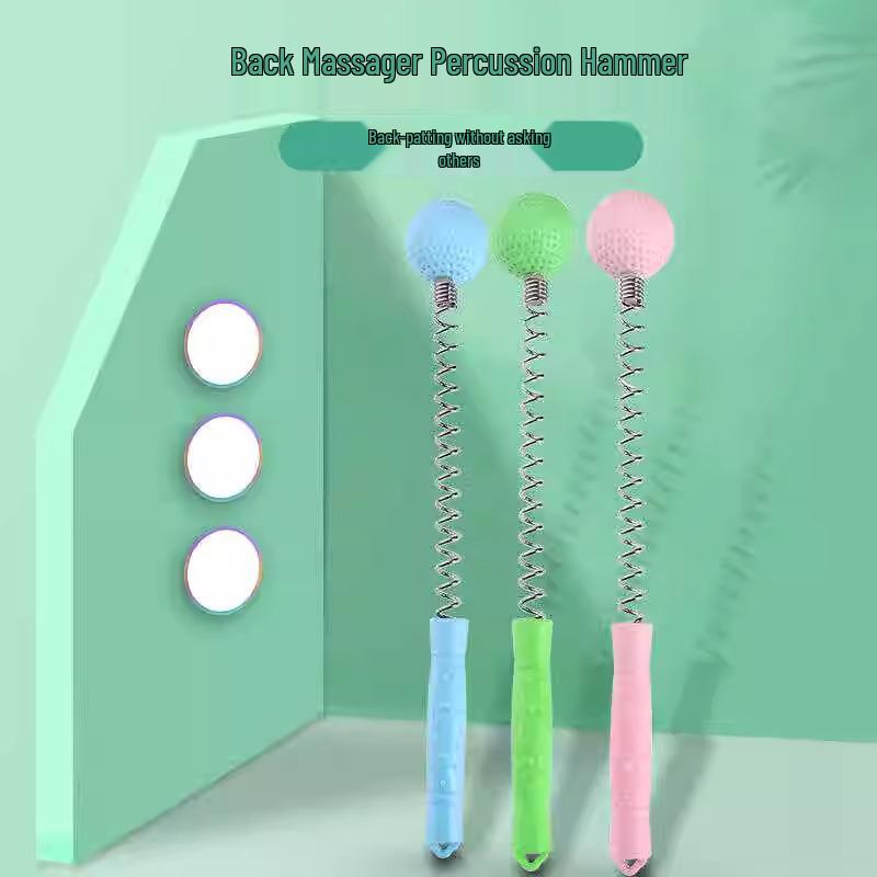 Newcomer Special: Silicone Golf Ball Massage Hammer for Meridian Tapping