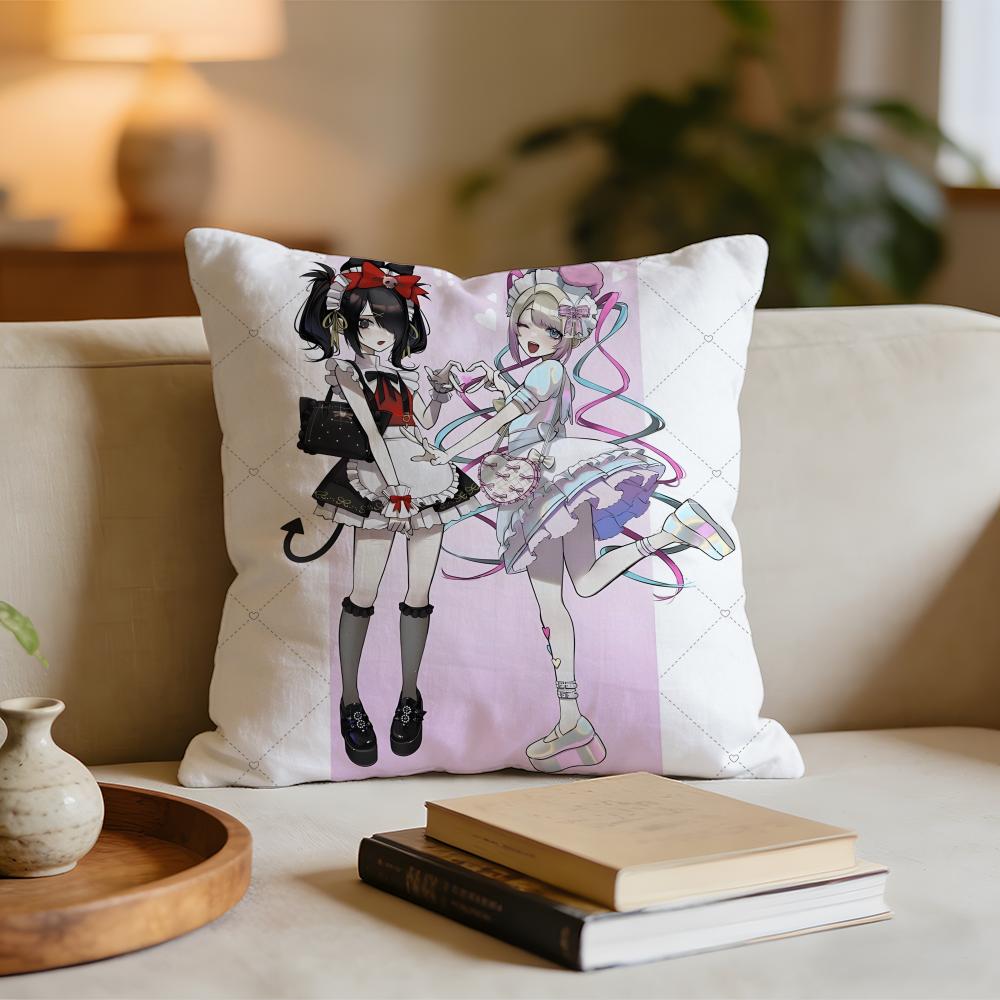 

Anmie Needy Girl Overdose Game Cushion Cover Short plush pillowcase for bed sofa carwashable 30x30cm
