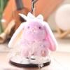 Cute Rabbit Plush Toy With Short Velvet Fur For Backpack Decor And Gifts