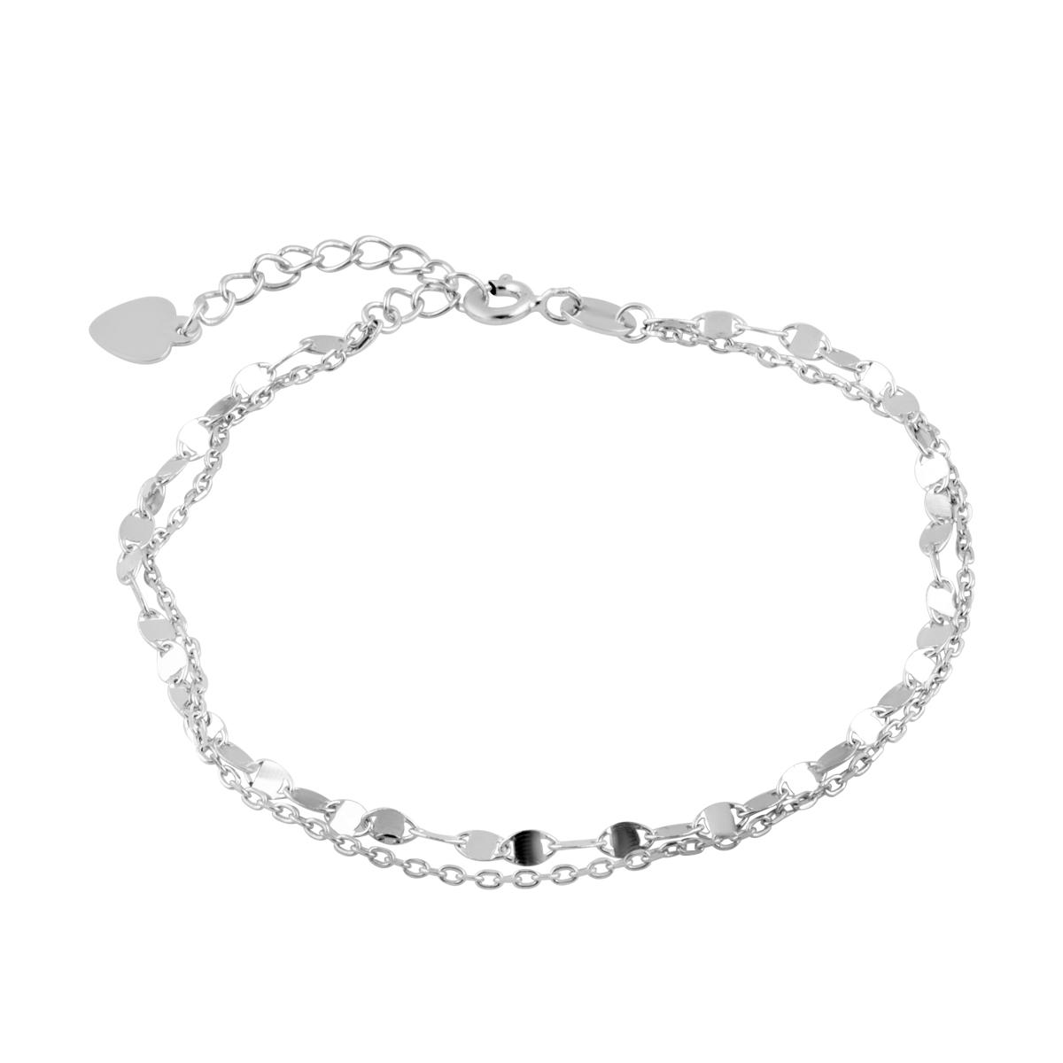 

Срібний браслет без каміння (2102588) 1720