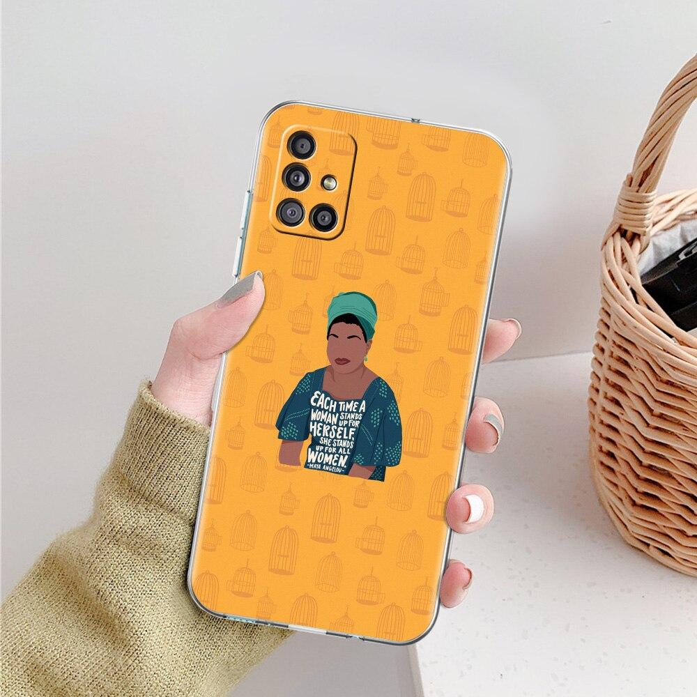 

Чехол для телефона Feminist Feminism для Samsung Galaxy A51 A71 A21S A12 A11 A31 A41 A52 A32 5G A72 A01 A02S из силикона, прозрачный, мягкий Samsung A50