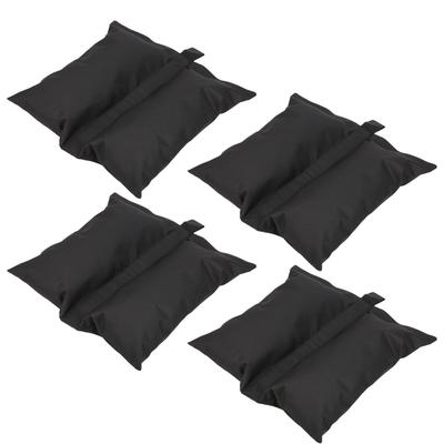 4 pièces Sac de sable pour tente Coupe-vent Extérieur Auvent Sacs de poids Tissu Oxford Poids pour pieds de tente fixes
