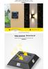 Waterproof Solar Decorative Wall Lamp for Outdoor Garden, Courtyard, Fence, and Terrace