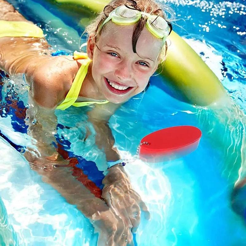 Oval Foam Floating Buoyant Keychain For Water Sports Marine Boat Swimming Kayak Rafting Key Canoe Keyring Surf Accessory