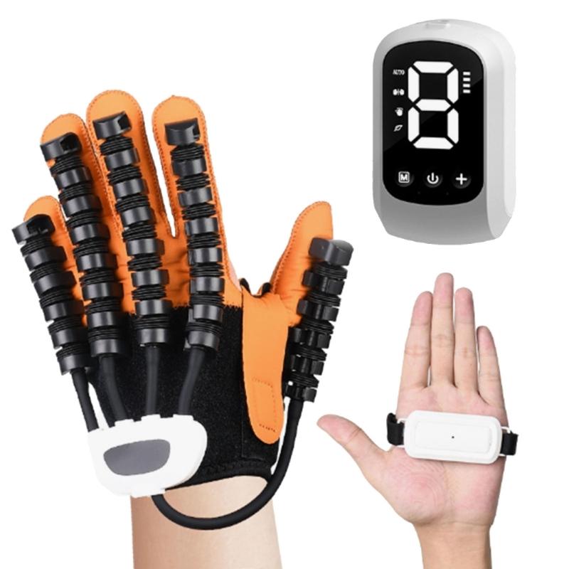 Rehabilitation Robotic Gloves for Hempiplegia Patient Physical Rehabilitation,Finger and Hand Function Workout Recovery XL