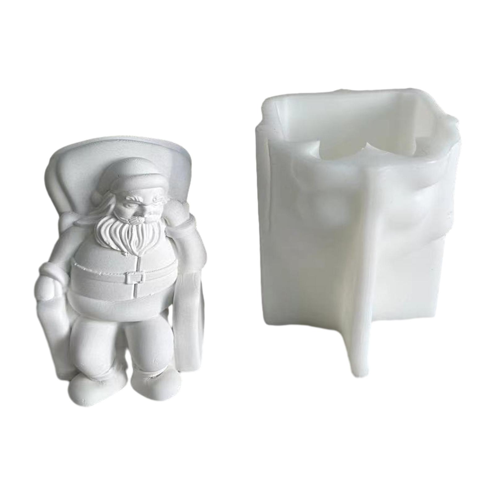 

Форма для рождественских украшений, многофункциональная силиконовая форма Санта-Клауса, универсальная форма для аксессуаров из смолы для любителей DIY B