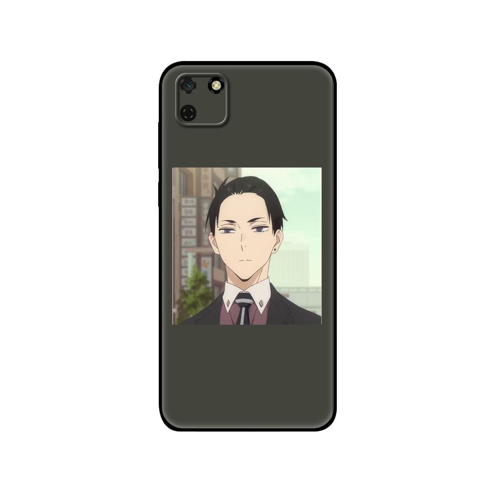 

Черный чехол из ТПУ для Huawei Y9S Y6S Y8S Y5P Y7P Y8P, чехол для Huawei Y5 lite Prime 2018 Y6 2019, чехол с аниме-значками huawei Y5 2018