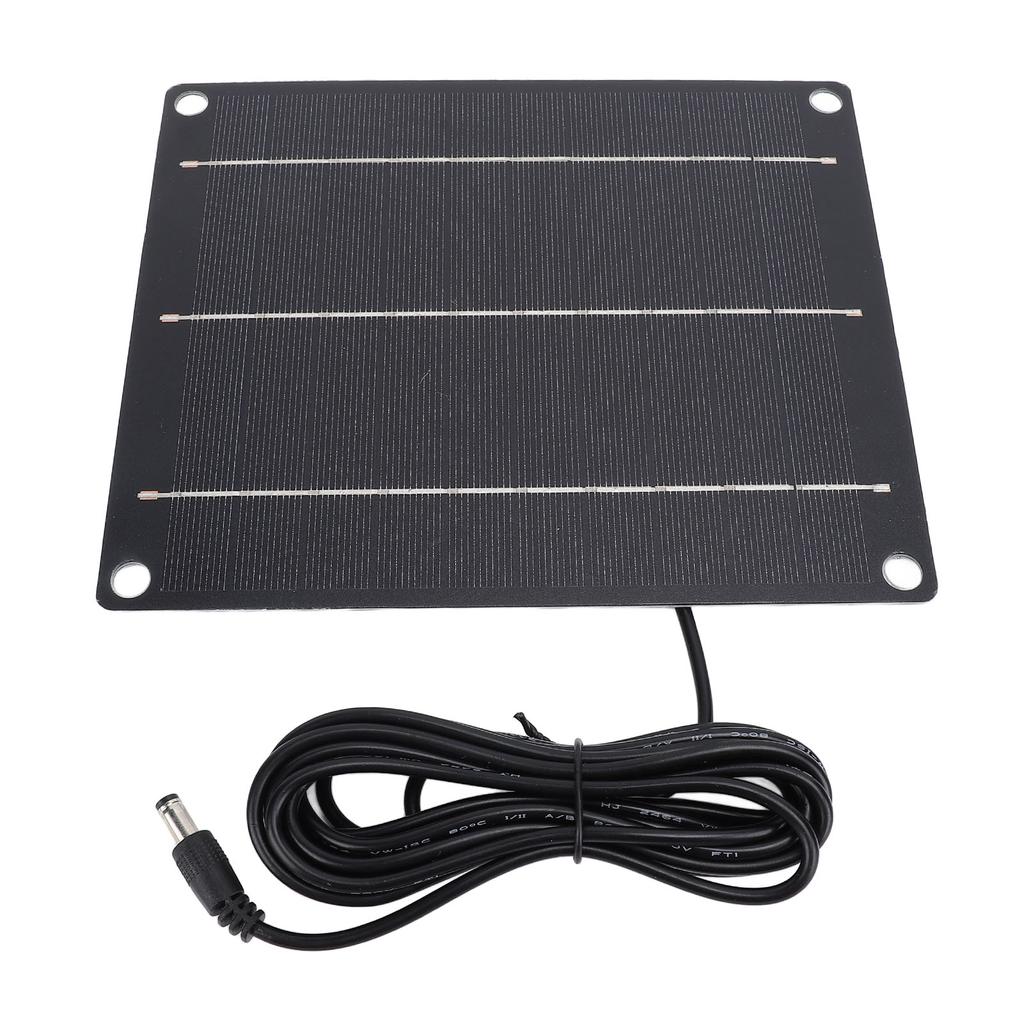 Solar Charger with DC Interface Monocrystalline Silicon 6V 6W Solar Panel Charger for Phone