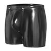 Men’s Shiny PVC Open Crotch Briefs - Accurate Size, No Odor