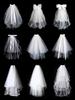 Wedding Veil Bridal Headwear Simple Elegant Soft Tulle Headpiece for Registration Ceremony Engagement And Bride's Gown