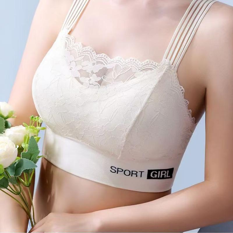 Sexy Bra Women Lace Bralette Floral Lingerie Underwear Wireless Padded Brassiere Seamless Ultra Strap Wire Free Bras Vest
