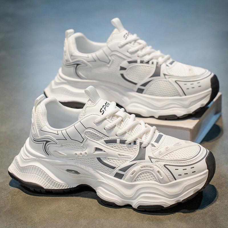 Sommer neue dicke Sohle Retro alte Sport- und Freizeitschuhe Papa-Schuhe