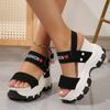 Women Platform Sandals 2025 New Summer Chunky High Heels Sandals Female Beach Wedges Shoes for Women Sandalias De Mujer