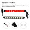 1pair 9 LED 12V Daytime Running Lights Flexible Waterproof Car Head Lamp Led Light Fog Day Driving Head