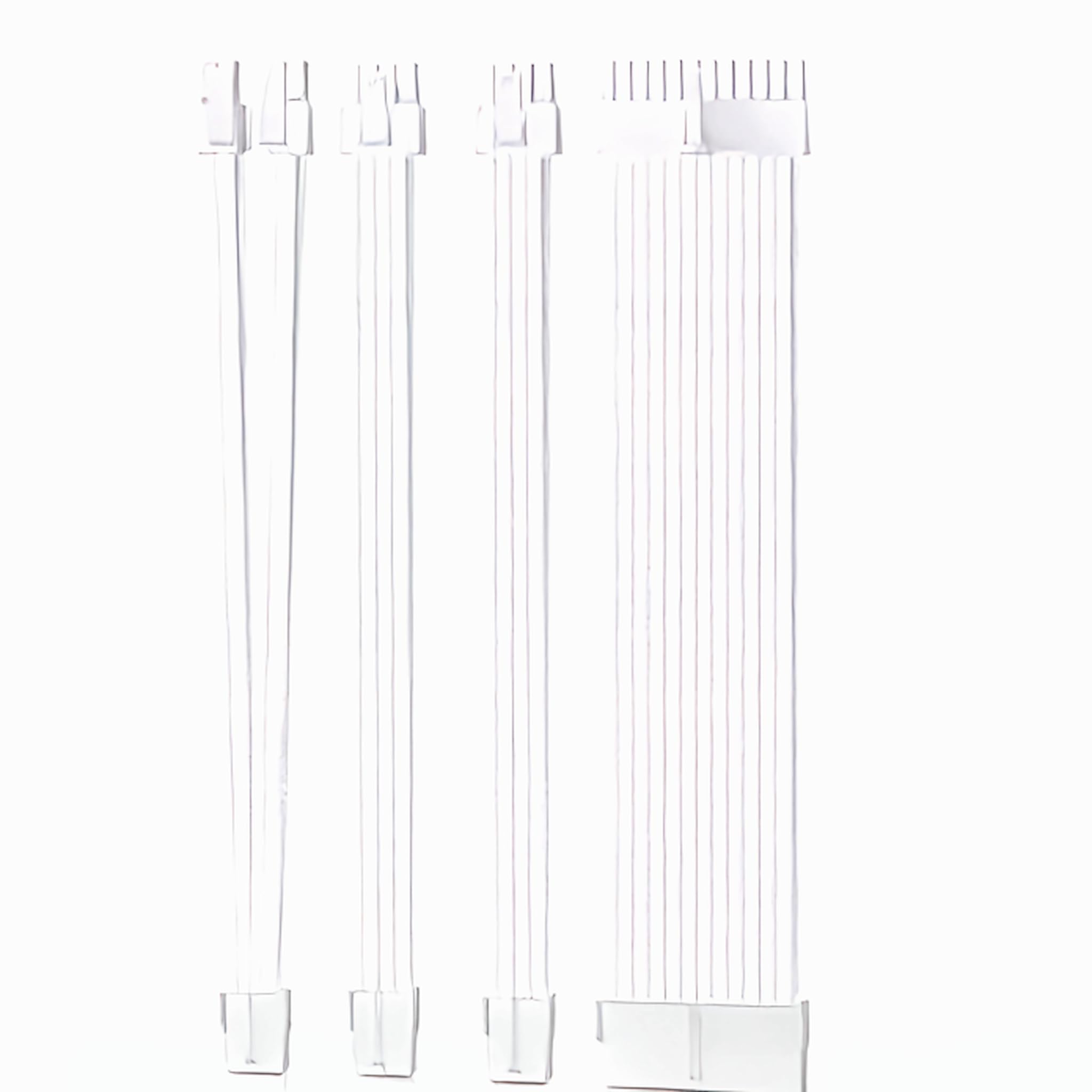 

Удлинительный кабель с рукавом 30 см 24pin 8pin xx Материнская плата Графическая плата Блок питания с гребнем для кабеля [Маленькая лаборатория] (6+2 контакта 2, 4+4 контакта 1) (белый)