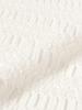 Ray Beams Shirred Lace One Size Women's S/S T-Shirt, OFF_WHITE,