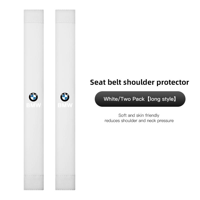 2PCS Car Seat Belt Pad Cover Suede Soft Car Shoulder Pad for BMW M E28 F40 F10 F30 E87 E90 50th F20 E46 E92 E91 E60 E70 E39 E36 Gjbn47