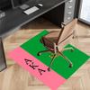 1pc AKA Logo Print Area Rug - Soft, Washable Non-Slip Indoor Mat for Office Chairs, Living Room, Home Office Decorative Rug
