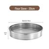 Stackable Stainless Steel Handheld 40 Mesh Fine Flour Sieve Baking Tool
