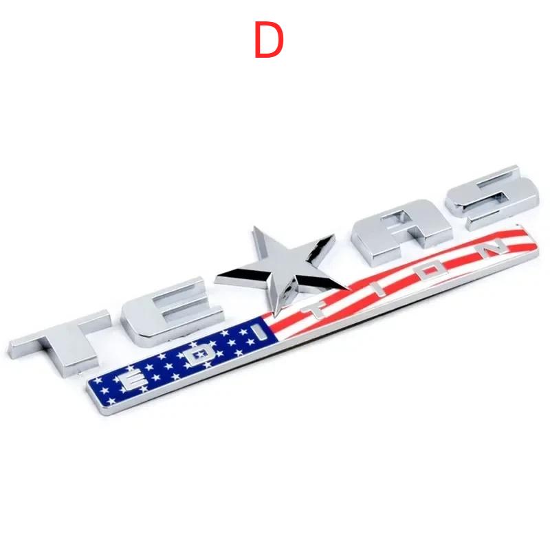 1 Stück ABS TEXAS EDITION Emblem Abzeichen für CHE/VY SILV/ERADO GM/C SIER/RA Kofferraum Aufkleber DE/CAL