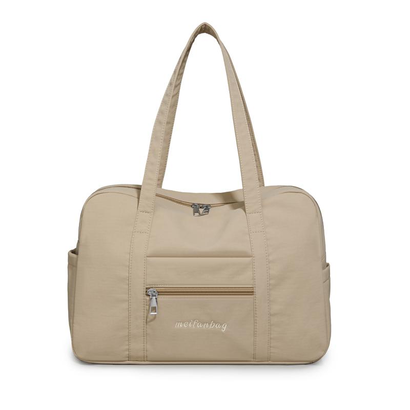 

Нейлоновая Легкая Вместительная Спортивная Сумка Дорожная Сумка Женская Сумка через Плечо хаки