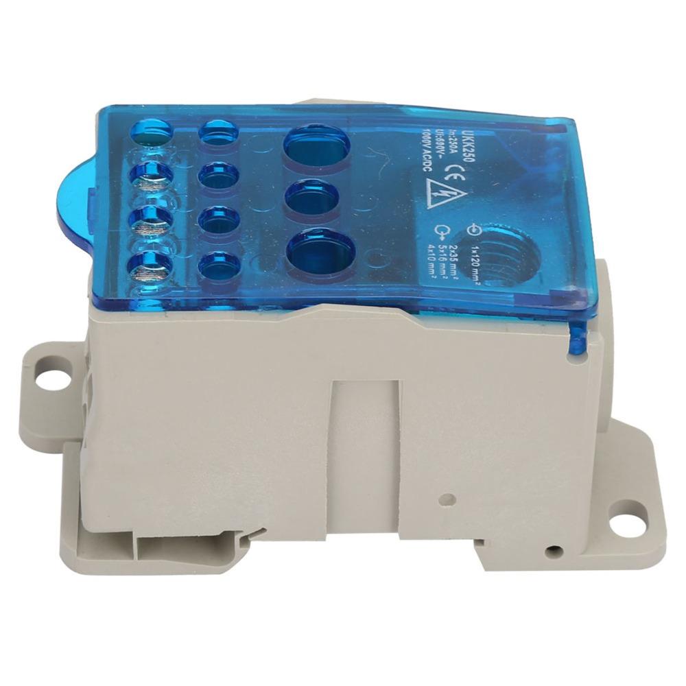 250A Din Rail Terminal Block Universal Universal Power Junction Box  Electrical Cabinets