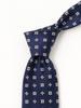 Beams F Silk Floral Jacquard Navy Free Men's Tie,