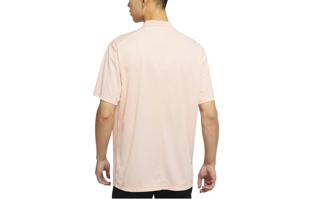 Nike Polo Shirts Men's Orange Pink Polo Collar Moderate Straight Fit DH0823-800
