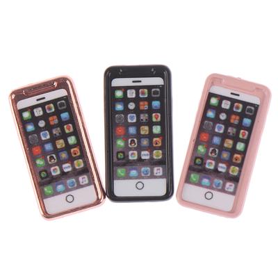 1 Adet Mutfak Oturma Odası Aksesuarları 1/12 Ölçekli Telefon Bebek Evi Minyatür Oyuncaklar
