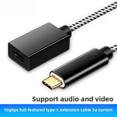 USB Type C Extension Cable 3A Fast Charging 10Gbps Data Transfer Supports Audio Video for PC Phone