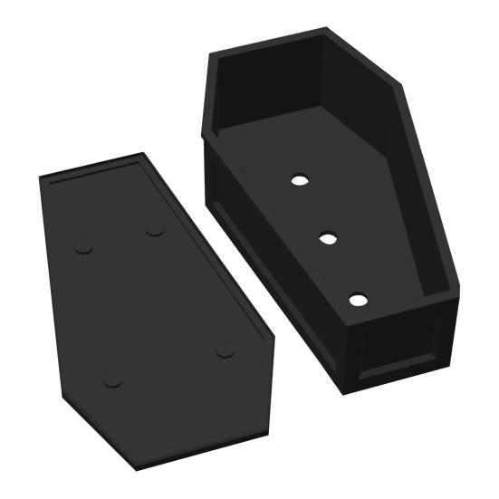 Flowerpot with Drainage System Rectangular Design Moisture Prevention Flower Pot Indoor Outdoor Use Plant Container