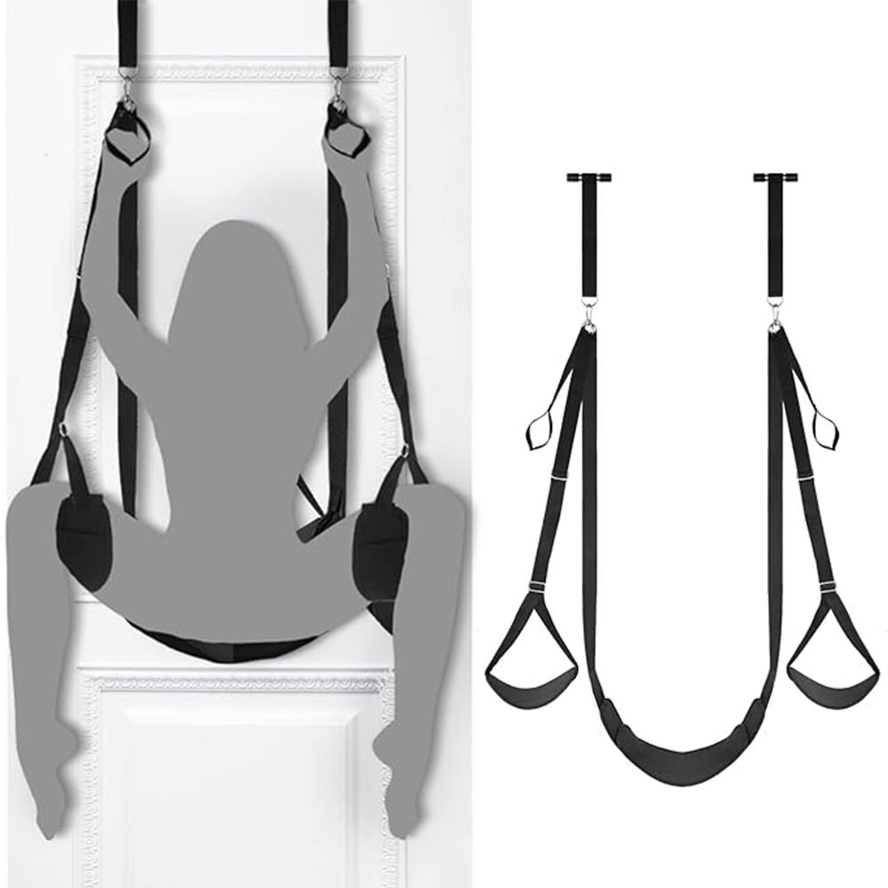 Hengende Sex Dørhuske Sexleketøy SM Bondage Begrensninger Voksenspill Justerbare Stropper Sexmøbler Sexleketøy for Par Fetisj