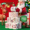 Christmas Toilet Paper Colorful Printed Bath Tissue Soft Skin-Friendly Holiday Paper Towels Home Rolls Paper