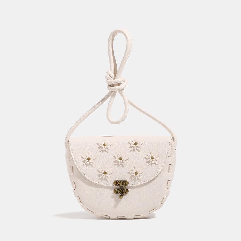 

Универсальная модная женская сумка через плечо, простая сумка-седло, сумка на одно плечо, подкладка из искусственной кожи, винтажный стиль белый