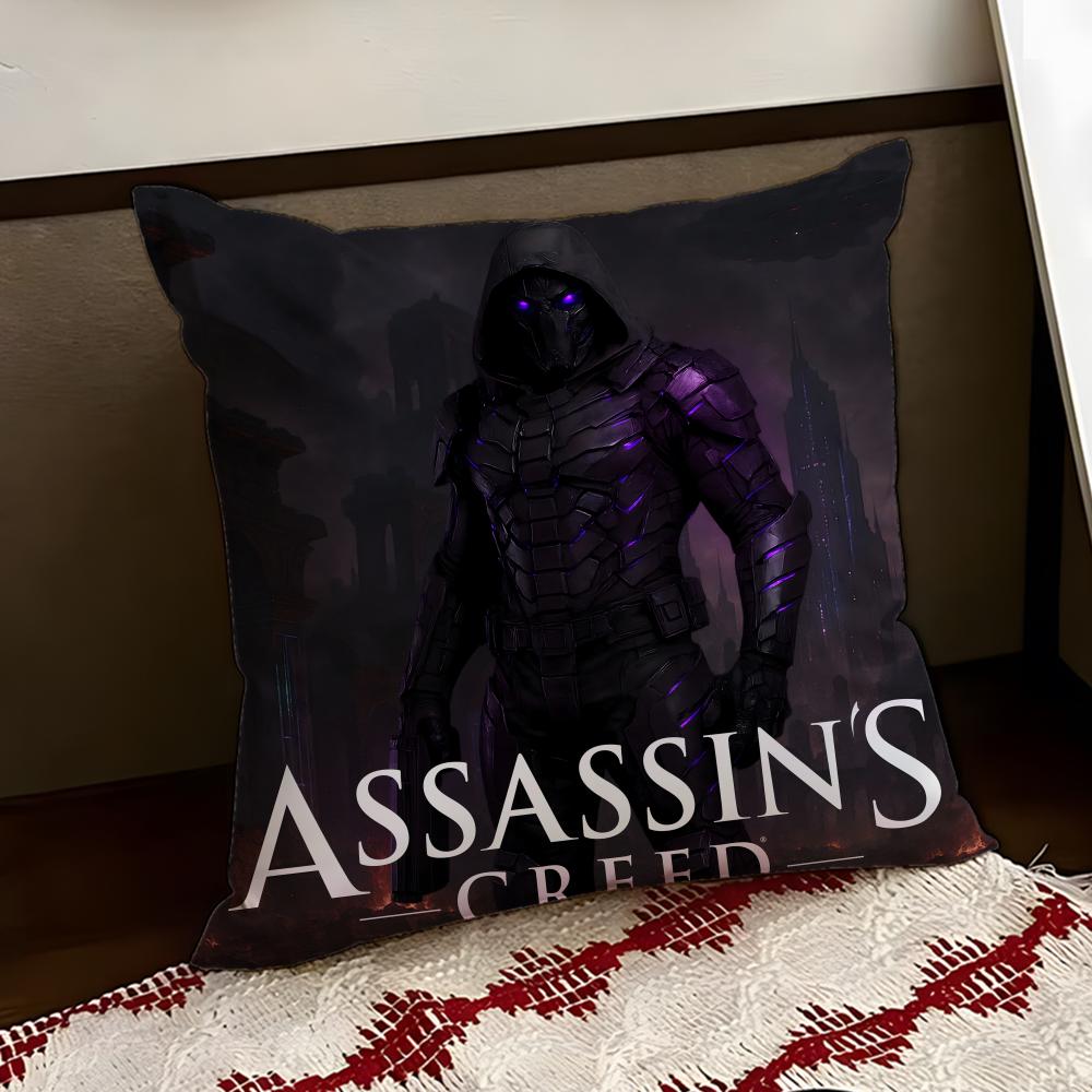 Federa per Cuscino Assassin's Creed SShadows Reversibile Morbida Resistente per Casa Auto Uso Multi-Scena per Comfort Quotidiano