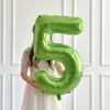 Fruit Green Number Balloon Foil Balloon Party Dress Up Wedding Decoration Birthday Balloon Party Balloons