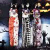 Halloween Animatronics Decoration Hanging Clown Nurse Voice Control Electric Outdoor Scary Clearance Horror Haunted House Props
