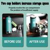 Car Cup Holder Cup Holder Adjustable Base Cup Holder Insert for Cup Holder for Additional Car Cup for Hydro Car Accessories Expander, 2-in-1 Expander,