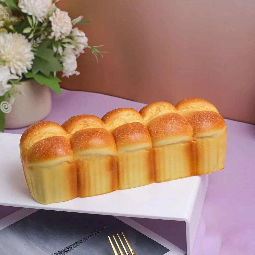 Simulated Sensory Fidget Big Toast Prank Decoration Simulated Bread Squishy Kids Toy