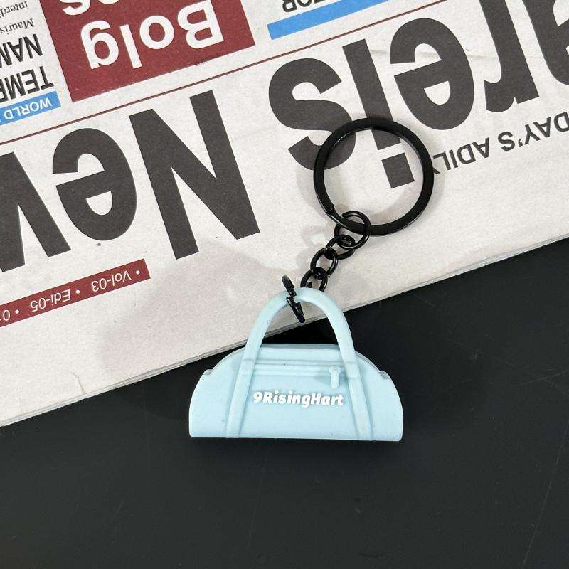 New Soft Pilates Keychain Yoga Core Bed Keychain Silicone Gym Key Chain Motivational Girl Gym Accessories Fitness Gifts