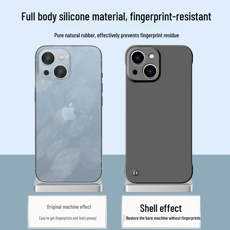 POZZO Ultra-Thin Matte Borderless iPhone Case